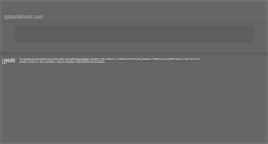 Desktop Screenshot of phpsitehost.com
